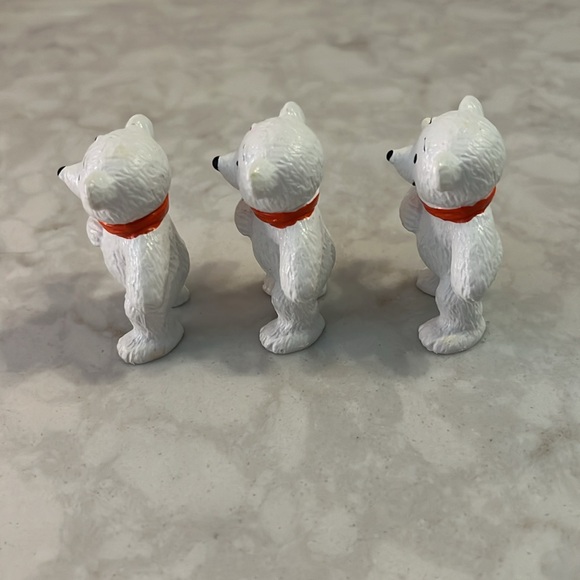 Vintage Ida Bohatta set of three polar bear figures hand painted West Germany - Picture 2 of 7